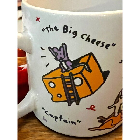 The Boss Theme Jumbo 18 oz. Ceramic Coffee Cup FTD VTG Mug Guru Big Cheese Dog - Picture 13 of 15